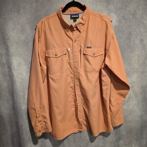 Patagonia Shirt Mens Large Sol Patrol  Lightweight Vented Fishing Hiking